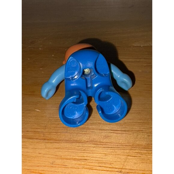 Lego Duplo Baby Figure Child Minifigure Blue Romper Stripes With Duck Shirt - Picture 3 of 3